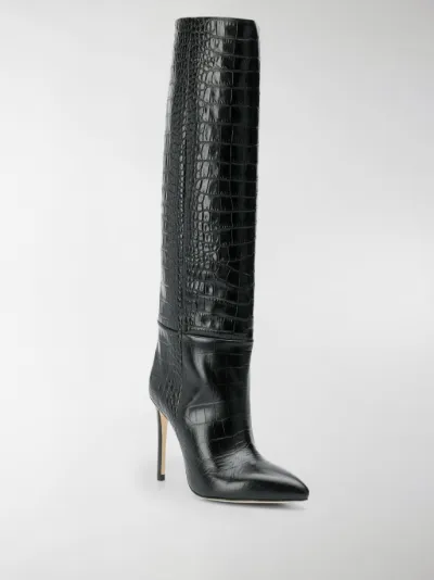 Paris Texas crocodile effect boots 