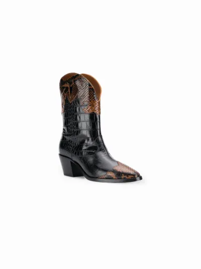 crocodile western boots