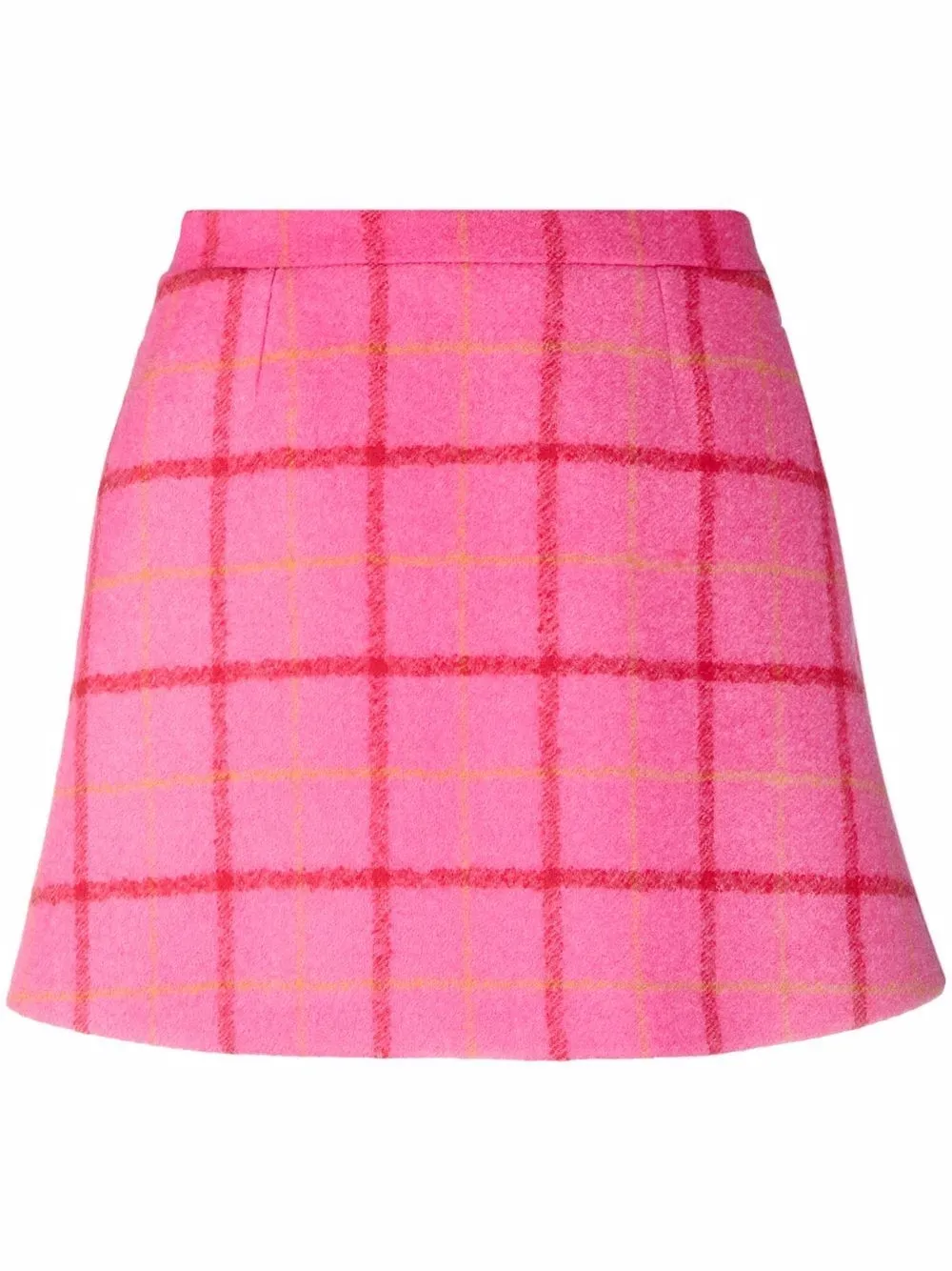 PATOU high-waisted check skirt PATOU high-waisted check skirt
