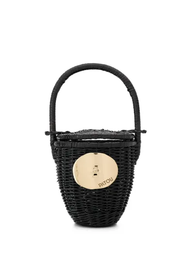 woven bucket bag