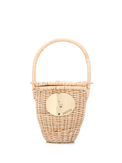 woven bucket bag