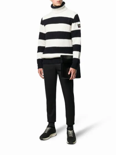 paul and shark cable knit jumper
