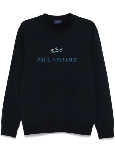 Paul Shark flocked logo sweater Eraldo CC