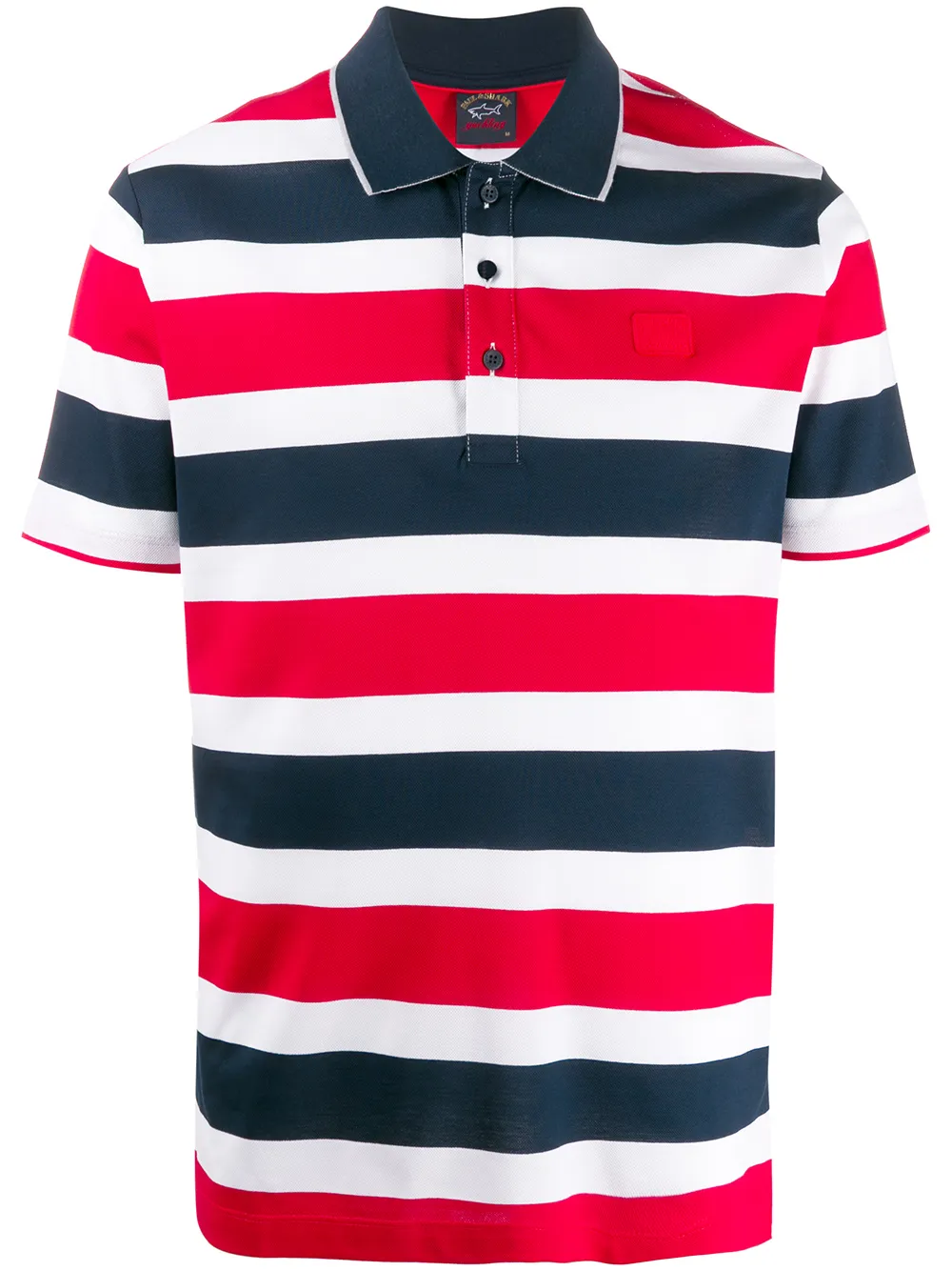 Paul Shark short sleeve block stripe polo shirt Eraldo CN