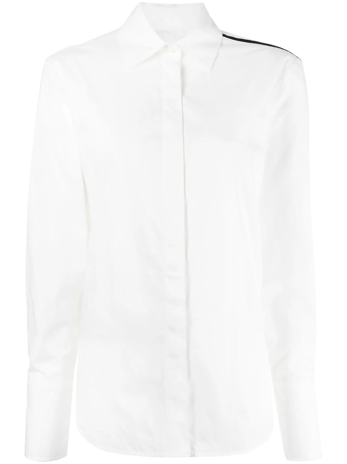 Peter Do side-stripe longsleeved shirt 
