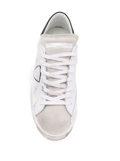 distressed effect low-top sneakers | Philippe Model Paris | Eraldo.com