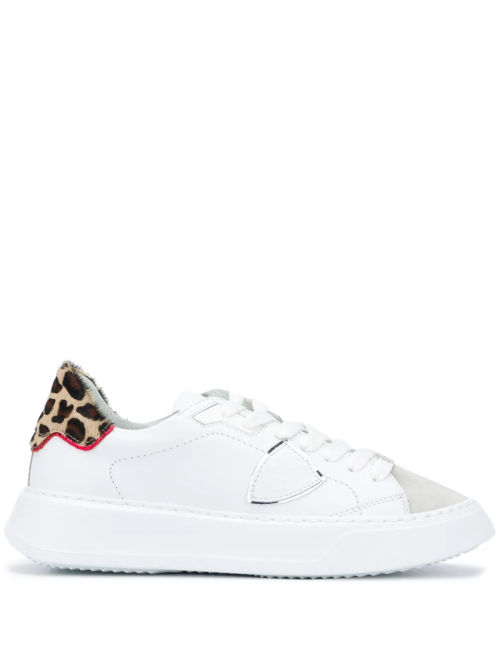 philippe model leopard sneakers