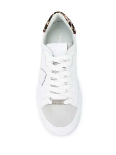 philippe model leopard sneakers