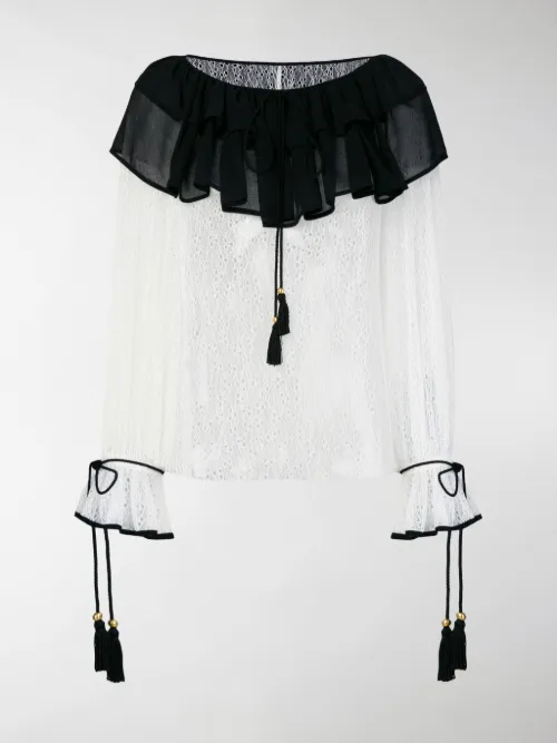 Philosophy Di Lorenzo Serafini - Blusa con volant