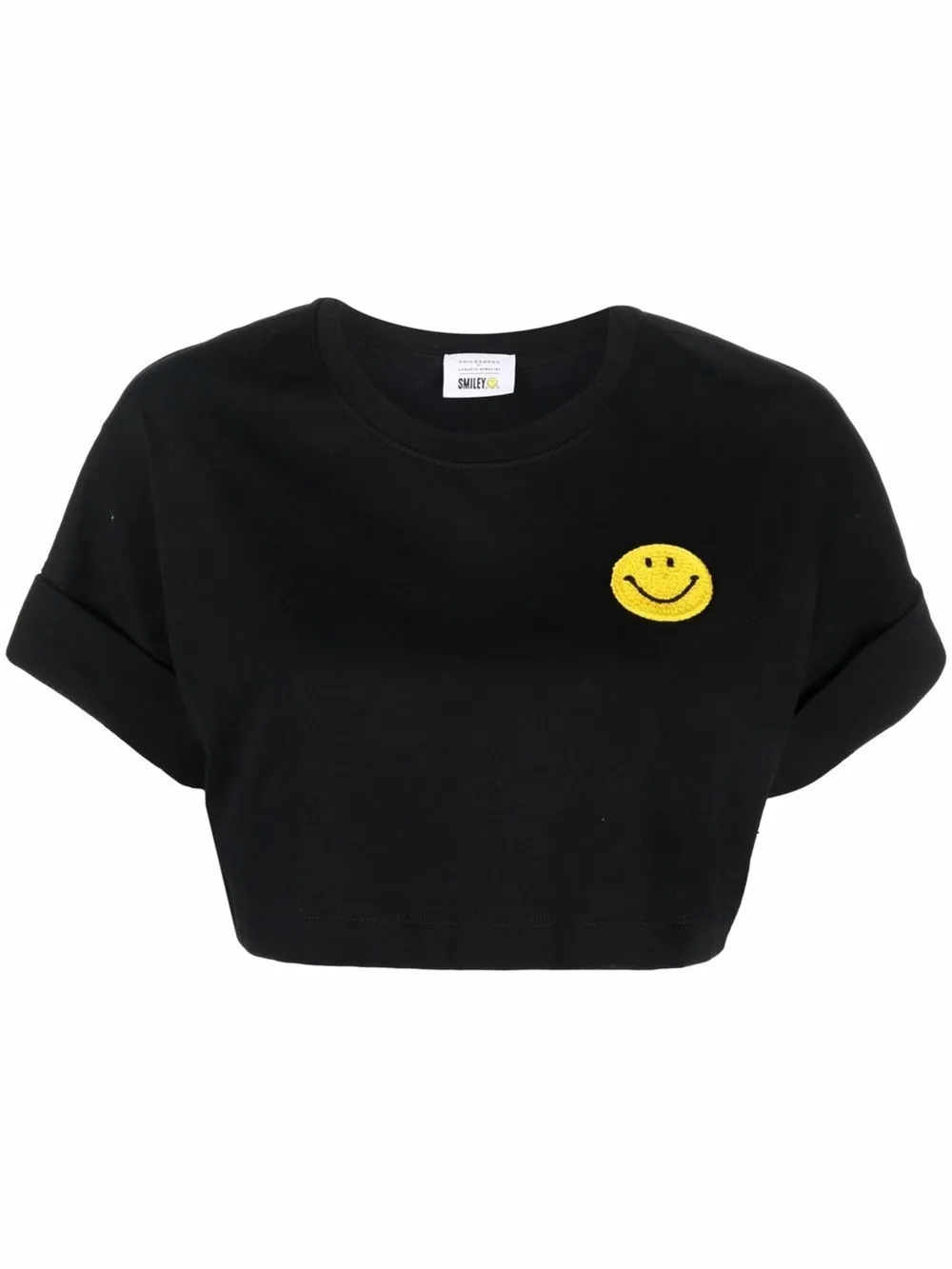 smiley printed t shirt