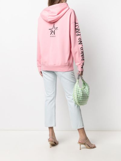 No Pinko No Party zip-up hoodie | PINKO | Eraldo.com