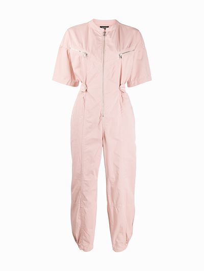 utility jumpsuit pink