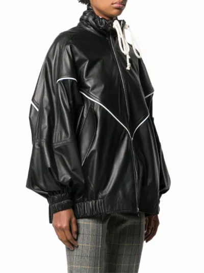 Plan C oversized leather varsity jacket | Eraldo.com US Plan C oversized leather varsity jacket | Eraldo.com US