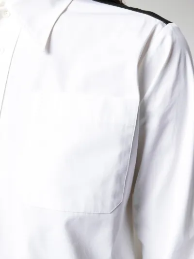 oversized shirt dress white