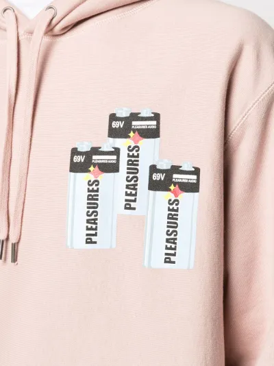 Pleasures logo print hoodie Eraldo NF