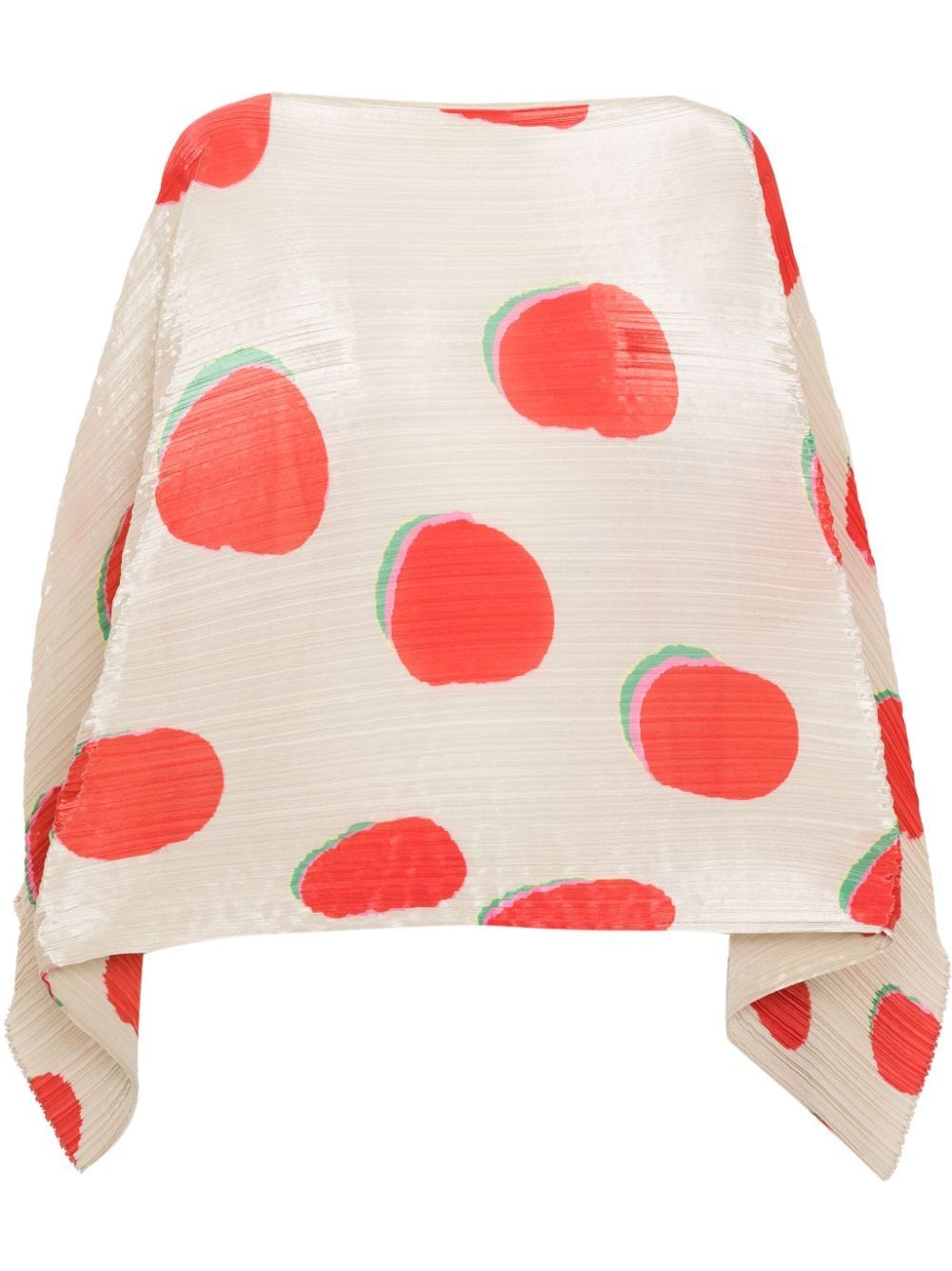 Bean Dots Madame-T pleated scarf | Pleats Please Issey Miyake 
