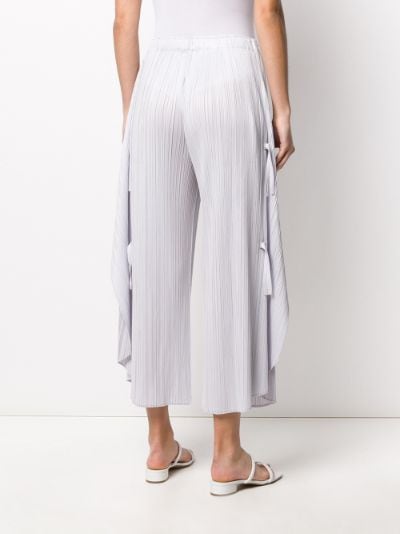 Pleats Please Issey Miyake Pleated Tapered Trousers  Farfetch