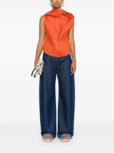 Pleats Please by Issey Miyake May Monthly Colors Pant in Pastel Green  Curated at Jake and Jones