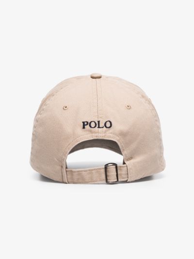 beige polo cap