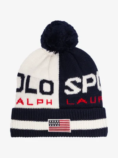 ralph lauren pom pom hat