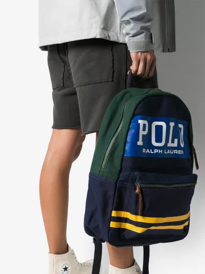 polo ralph lauren canvas backpack