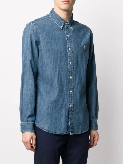 polo ralph lauren denim button down