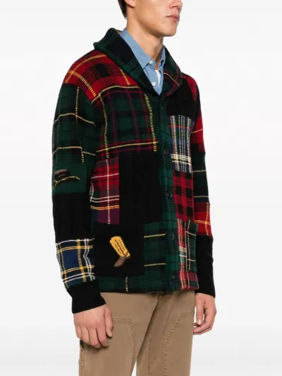 Polo on sale patchwork cardigan