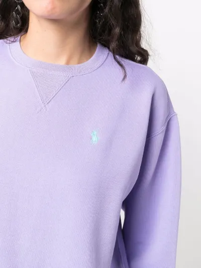 purple ralph lauren jumper