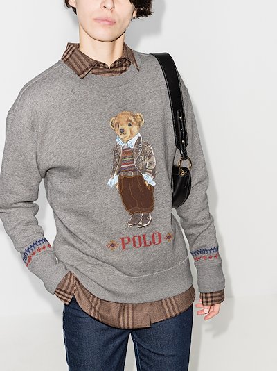 ralph lauren sweaters with teddy bear