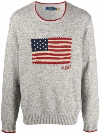 ralph lauren flag jumper