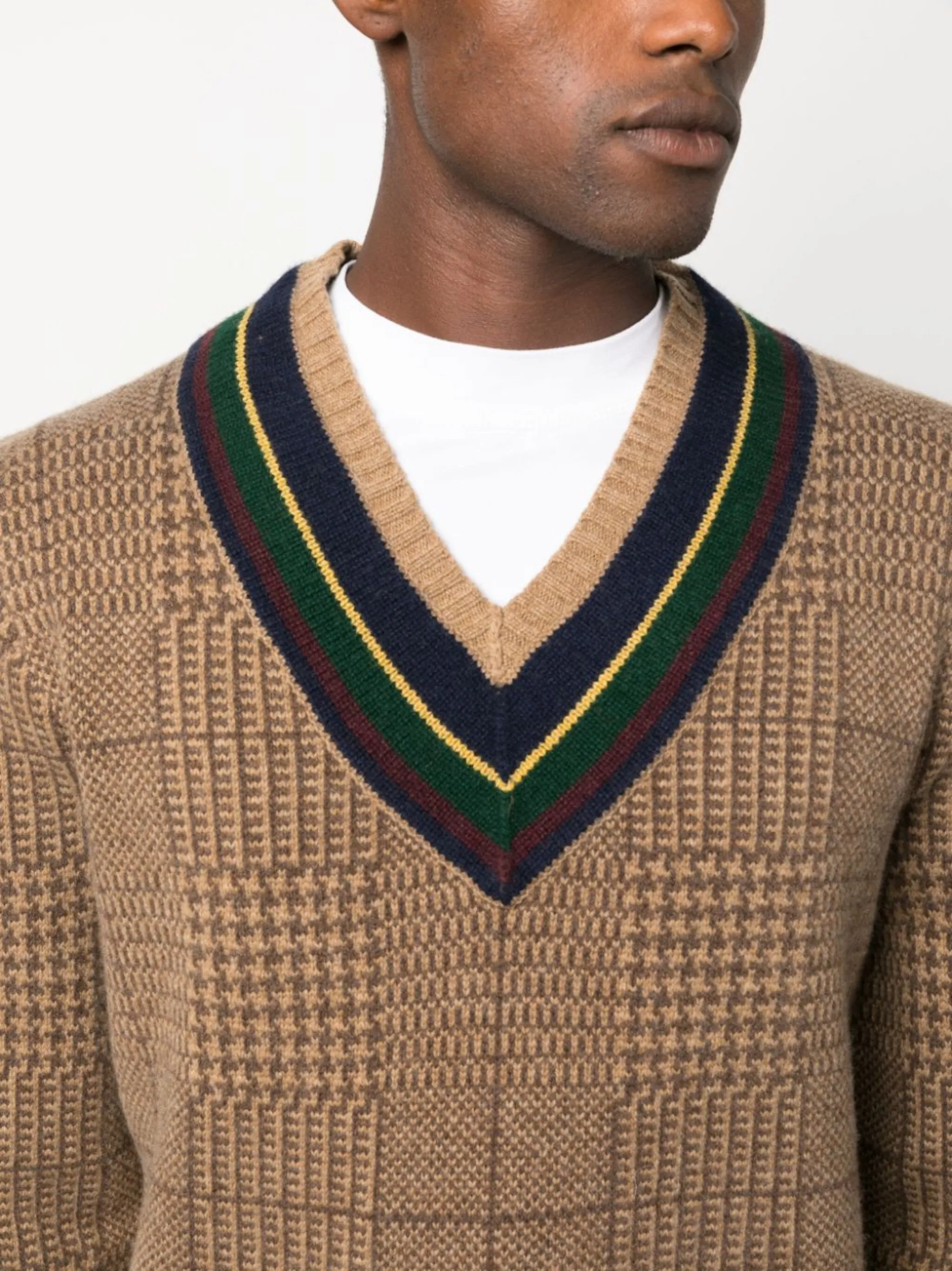 Polo Ralph Lauren Glen plaid check-pattern wool jumper | Eraldo.com KR