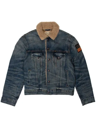 Polo Ralph Lauren logo applique denim jacket Eraldo YE