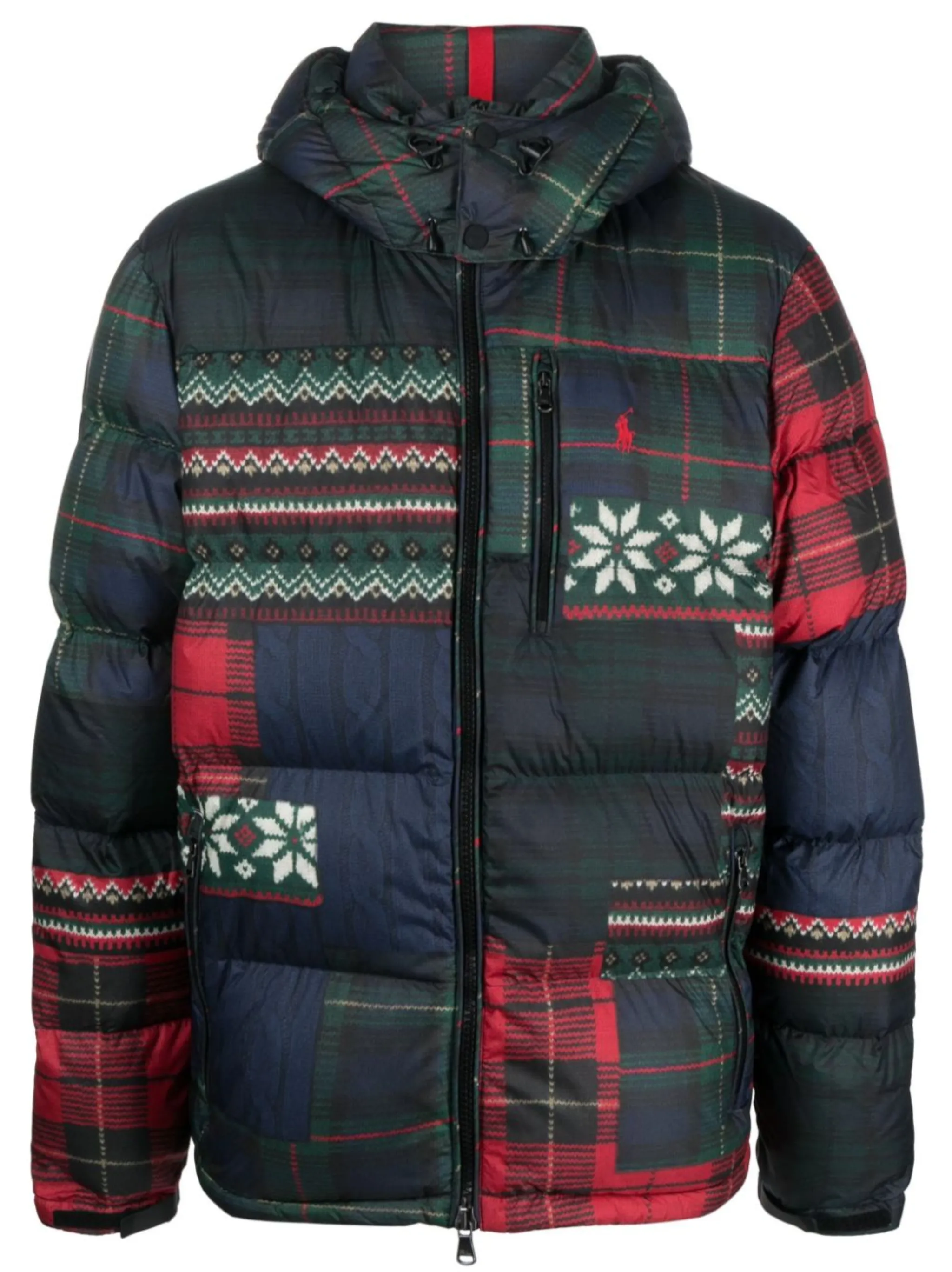 Polo patchwork jacket hotsell