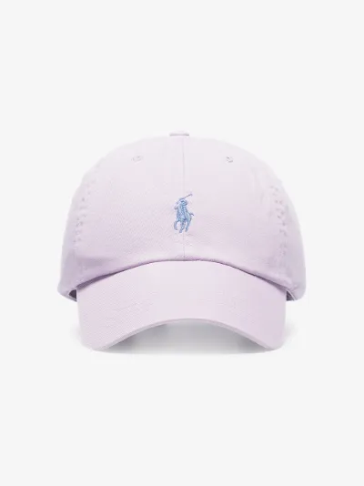 purple polo hat