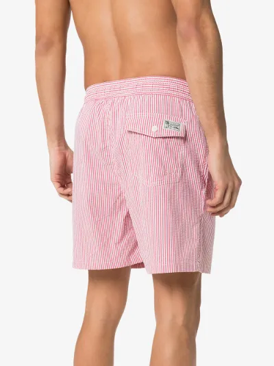 ralph lauren striped swim shorts