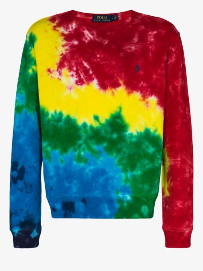 polo ralph lauren tie dye long sleeve shirt