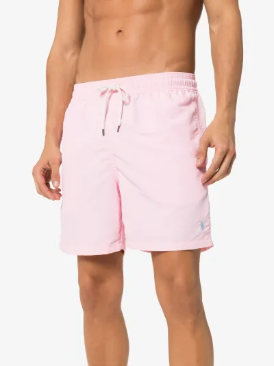 pink ralph lauren swim shorts