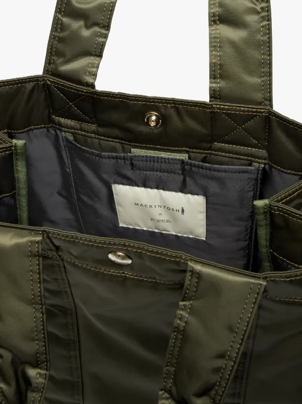 Olive Nylon PORTER Tote Bag