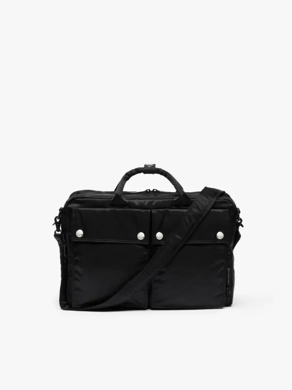Black Nylon PORTER 2-way Briefcase