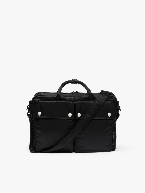 Black Nylon PORTER 2-way Briefcase