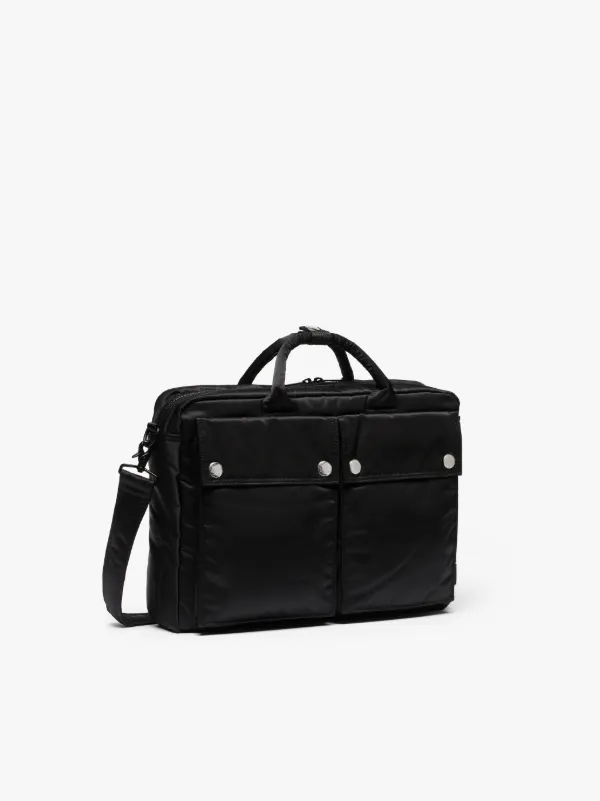 Black Nylon PORTER 2-way Briefcase