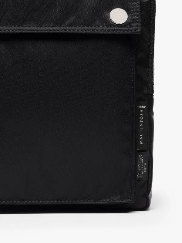 Black Nylon PORTER Laptop Clutch Bag