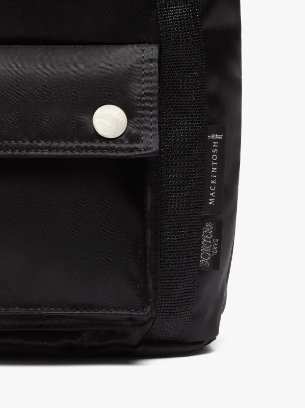 Black Nylon PORTER Mini Bucket Tote Bag