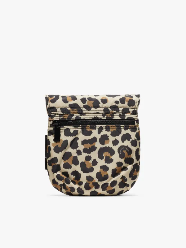 Leopard Nylon PORTER Round Sacoshe Bag