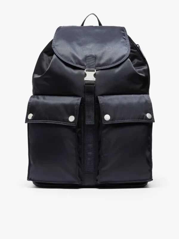 Navy Nylon PORTER Backpack