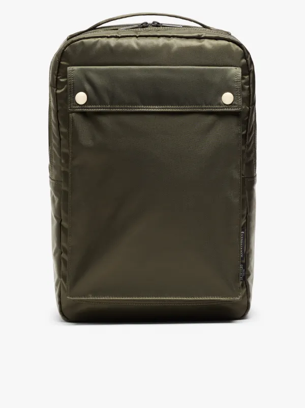 Olive Nylon PORTER Laptop Backpack