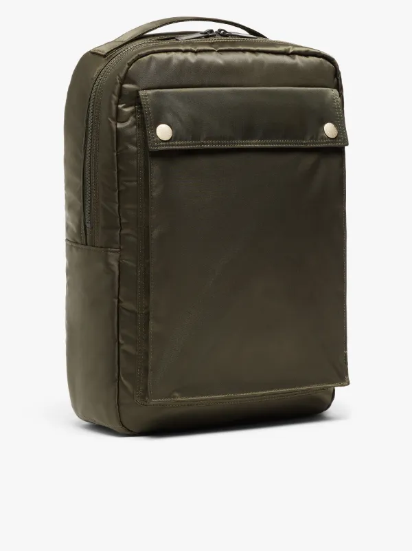 Olive Nylon PORTER Laptop Backpack