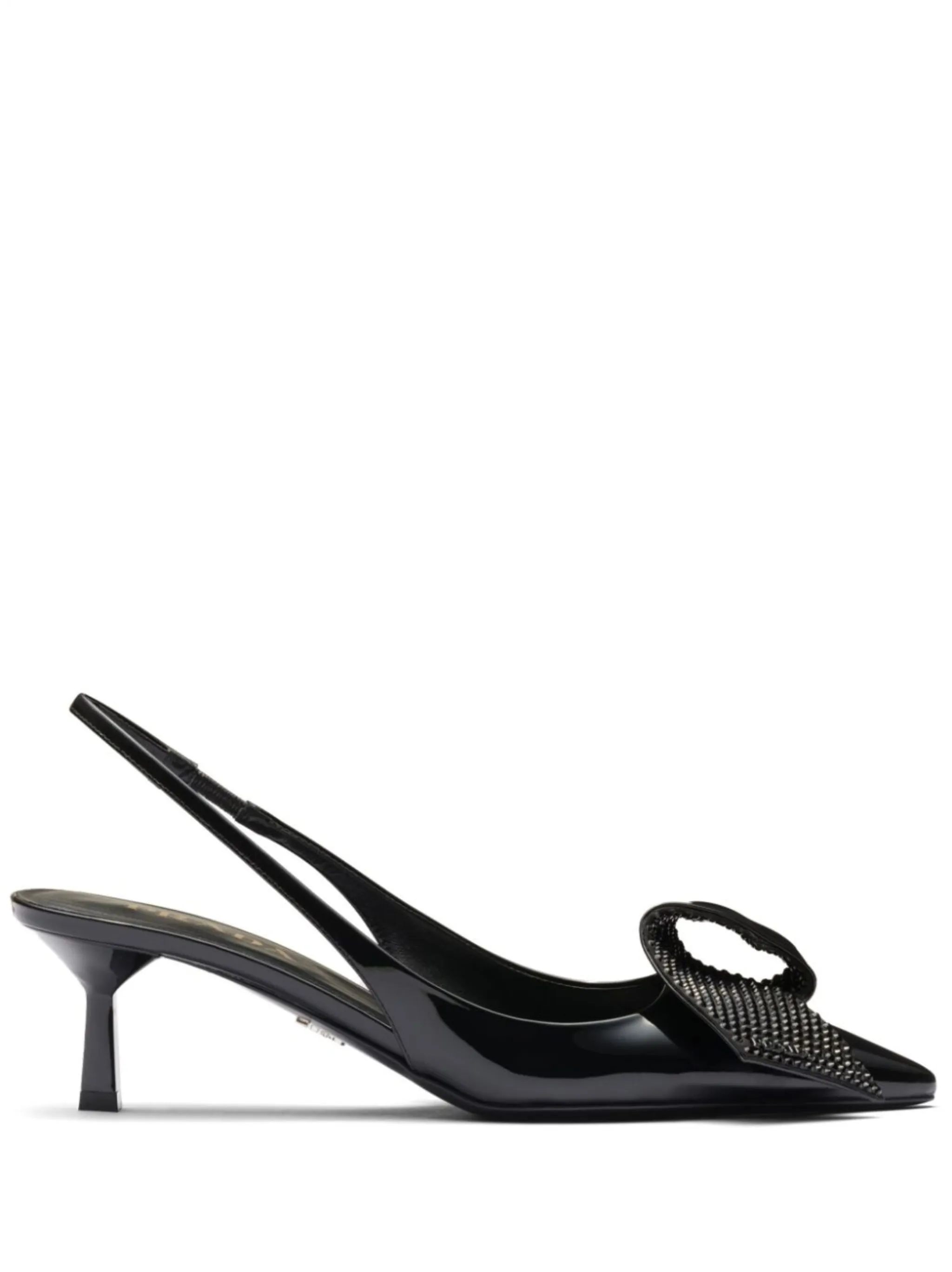 Prada 55mm crystal embellished slingback pumps Eraldo DE