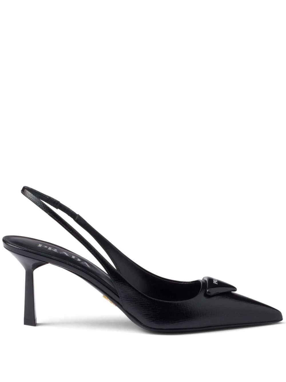 Prada 75mm triangle-logo leather pumps | Eraldo.com DE