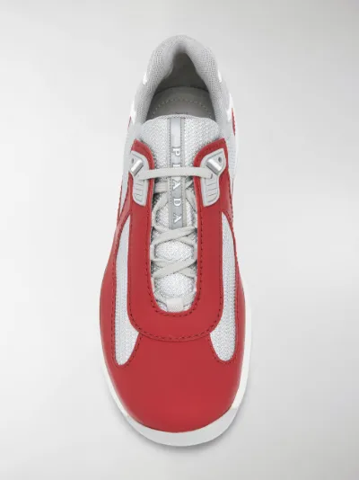 prada americas cup sneakers grey